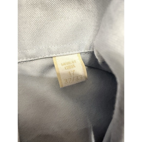 Michael Kors Men's Non-Iron Dress Shirt, 17 32/33, Light Blue, Long Sleeve - Picture 6 of 8